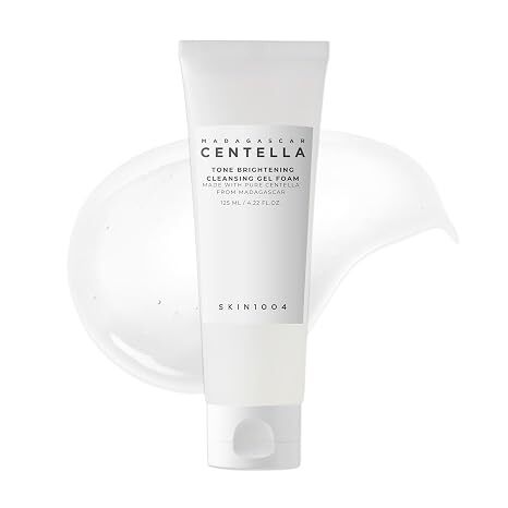 فوم ژل شستشوی صورت روشن کننده نقره ای سنتلا مدل Tone Brightening از SKIN 1004