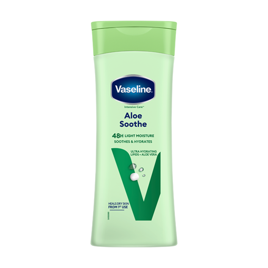 لوسیون بدن وازلین مدل آلوئه سوث Vaseline Aloe Soothe | حجم 200 میل