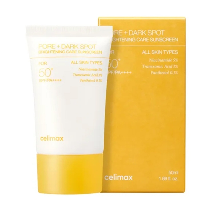 ضد آفتاب ضد لک و کنترل منافذ سلیمکس Celimax Pore + Dark Spot Brightening Care Sunscreen